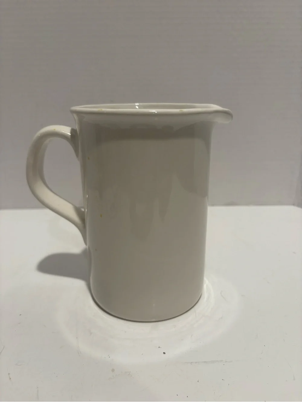 White Ceramic Duck Pitcher